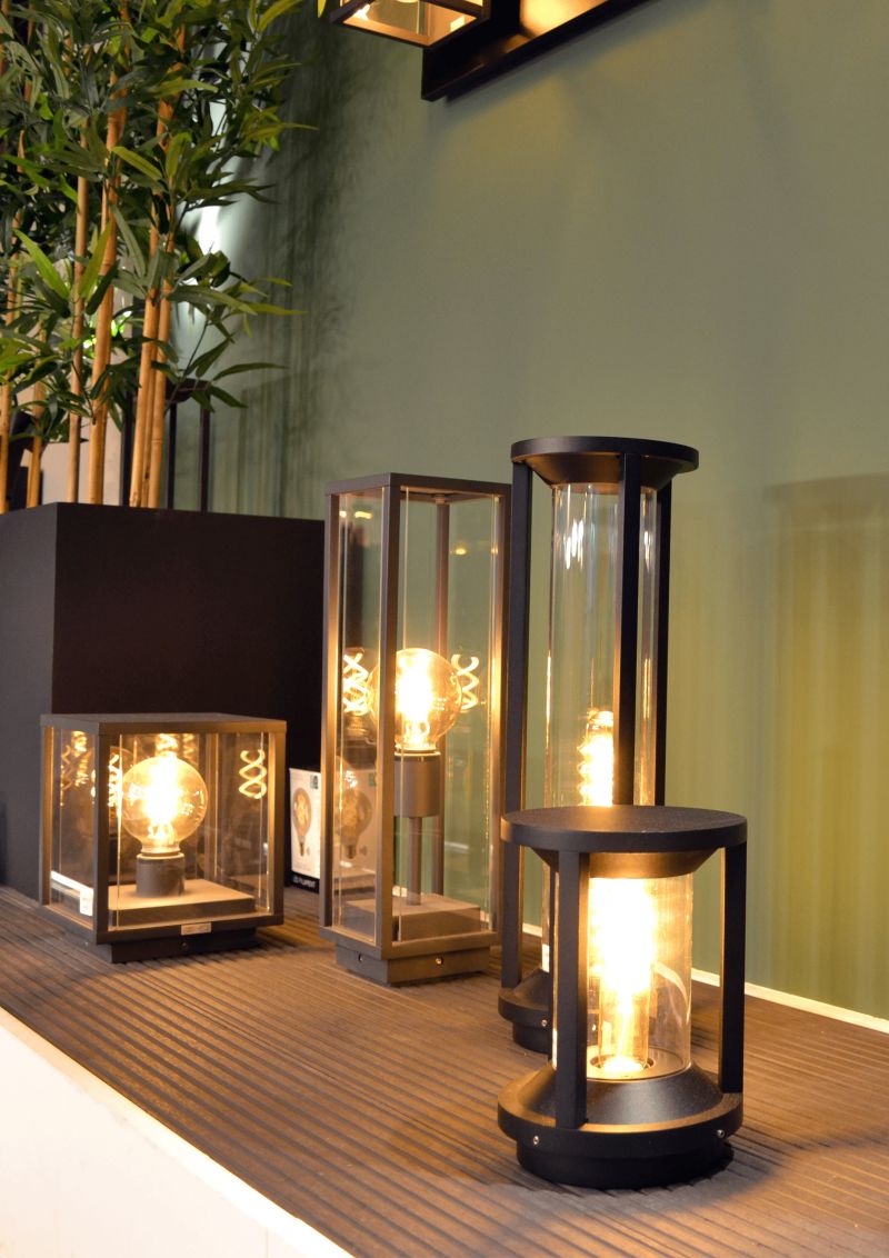 Lucide CLAIRE - Stĺpové svietidlo Vonkajšie - 1xE27 - IP54 - Antracit